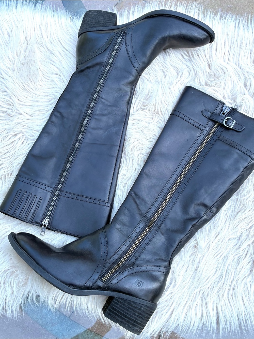 Born NWOT Black Tall Boots Sz 9.5